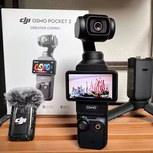 DJI Osmo Pocket 3 4K, 9.4MP CMOS Digital Camera with Vlogging, 4x Zoom, Black, 1 Count