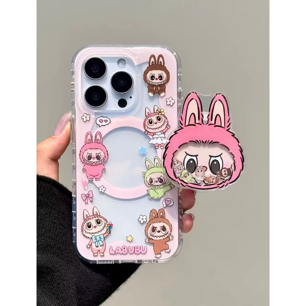 Labubu Phone Case with Magnetic Stand