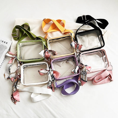 Clear Pvc Jelly Purses Hand Bags