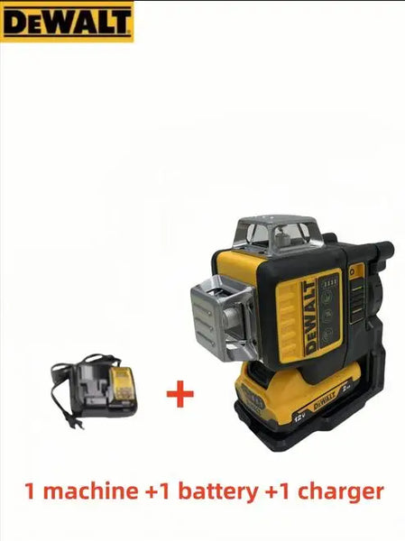 2025  DW089LG 12 Lines 3 Sides*360 Degree Vertical 12V Lithium Battery Laser Level Horizontal